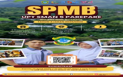 UPT SMAN 5 Parepare Siap Laksanakan SPMB Tahun Ajaran 2025/2026