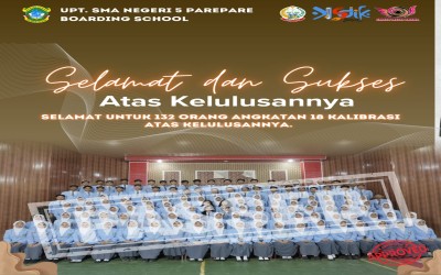 PENGUMUMAN KELULUSAN UPT SMA NEGERI 5 PAREPARE Angkatan 18 – Kalibrasi Tahun Pelajaran 2024/2025